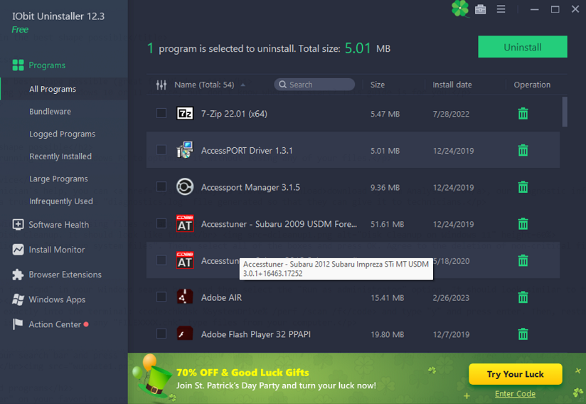 IOBit Uninstaller